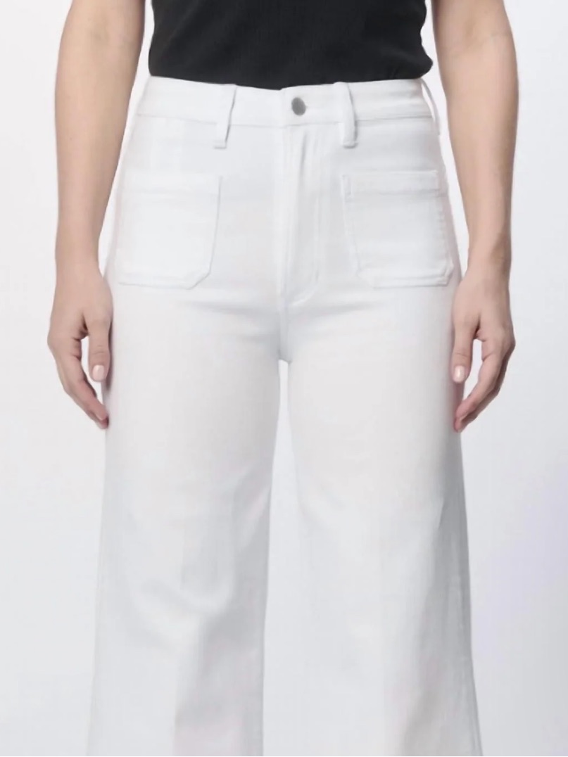 Dear John Fiona White Wide-Leg High-Rise Jean